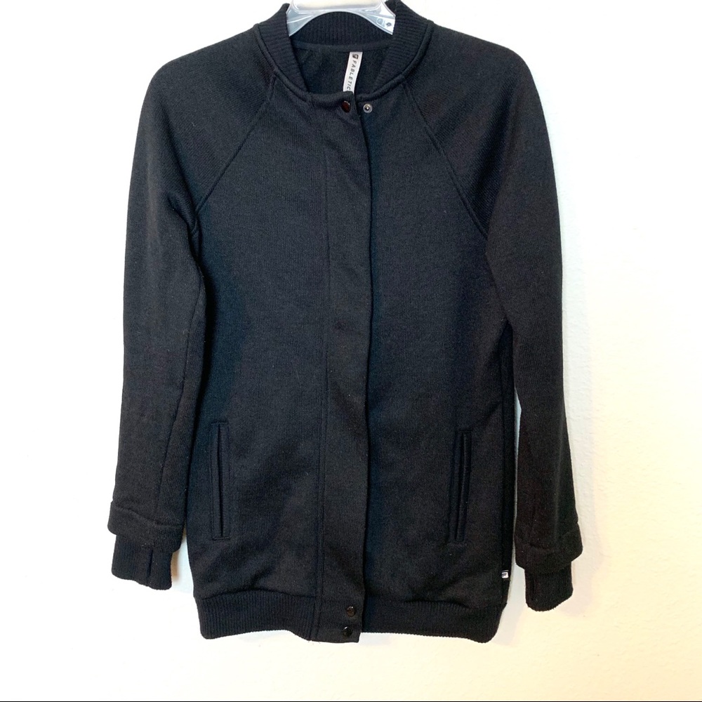 Fabletics Full Zip Black Jacket - image 1